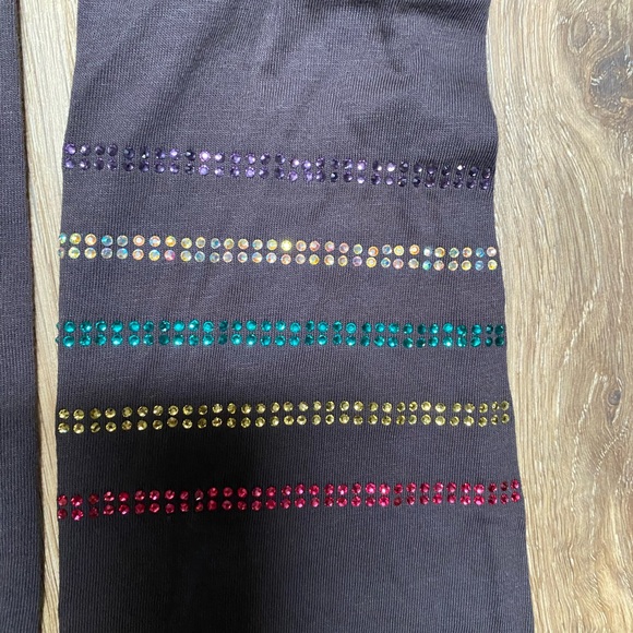 New Lauren Moshi Rainbow Lightning Heart L/S Tee - Picture 9 of 12